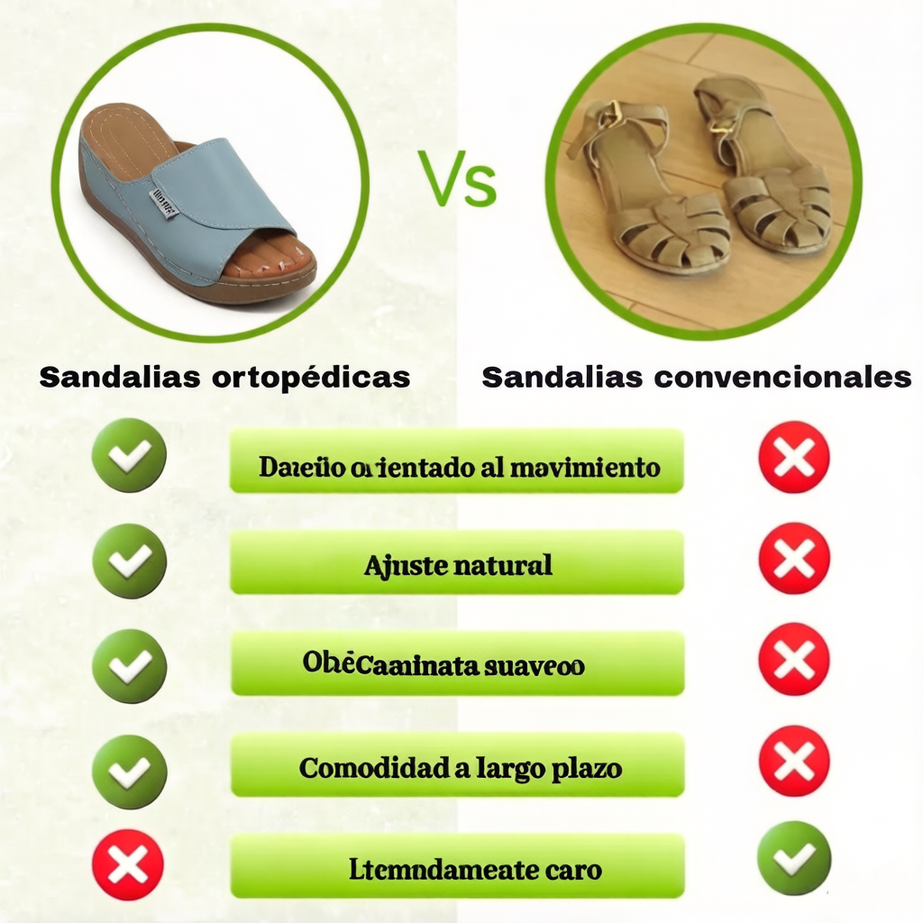 VivaStep - Sandalias cómodas que alivian el dolor | Diseño ergonómico