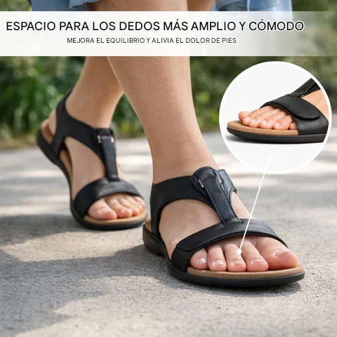 Sandalias ortopédicas - Sandalias antideslizantes para mujer, diseñadas ergonómicamente para brindar soporte al pie | Diseño ergonómico