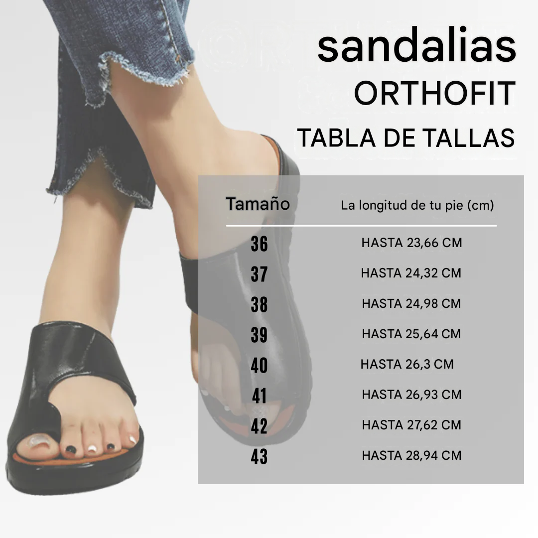 Orthofit: sandalias de diseño ergonómico que brindan máxima comodidad y frescura, corrigiendo el hallux valgus (juanete).