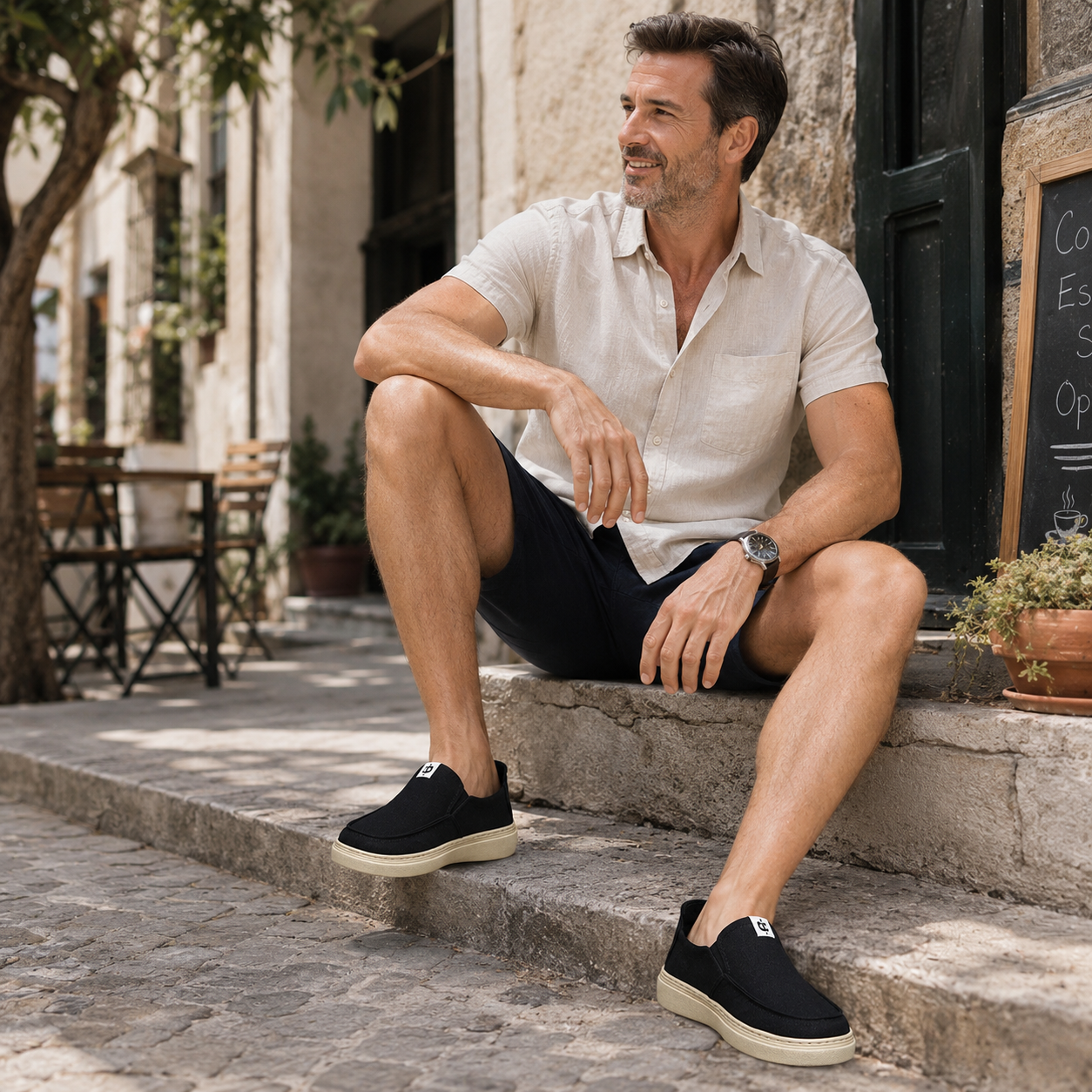 🎉 ¡50% de descuento hoy! Zapatos cómodos para hombre 👞 Ultraligeros y transpirables ✅ Soporte para el arco · Comodidad durante todo el día