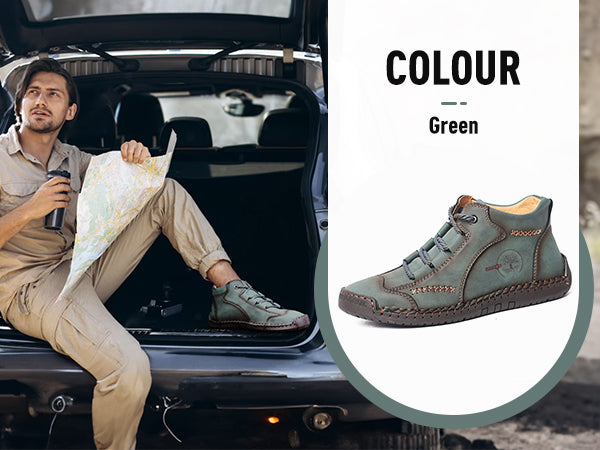 (🔥 50% de descuento - ¡No te lo pierdas!) Zapatos de piel de becerro premium - Zapatos ortopédicos - 👞 Impermeables y antideslizantes (soporte de arco para caminar más fácilmente)