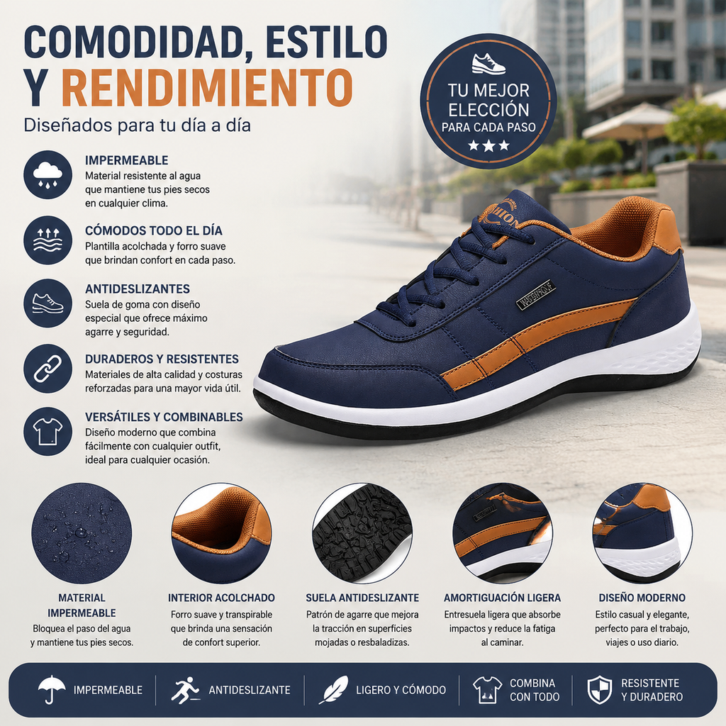 ¡Último día, 50% de descuento! ⏰KEENPE® | Alivia el dolor de pies y la fascitis plantar: Zapatos ortopédicos cómodos e impermeables.