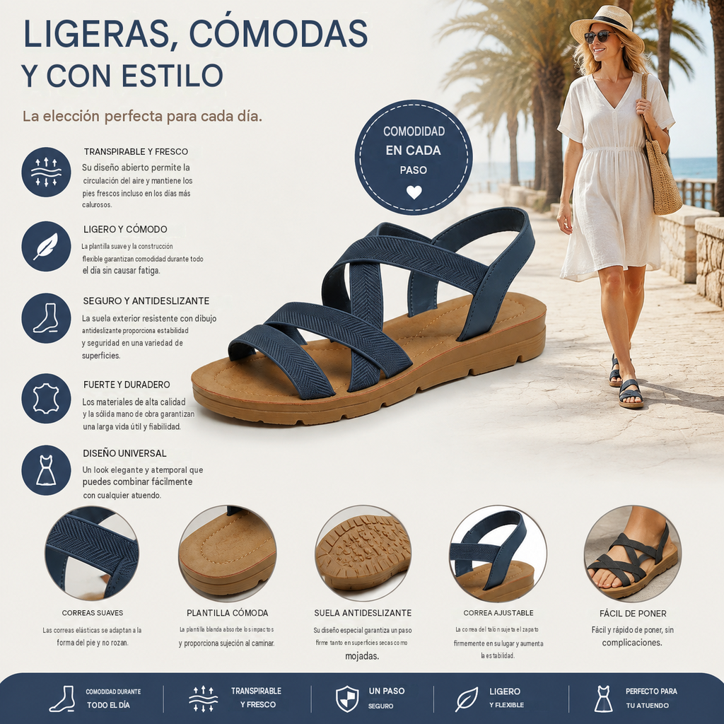 Sandalias ortopédicas biomecánicas: con soporte para el arco plantar que ayuda a aliviar el dolor de pies, estabilizar el talón y reducir la inestabilidad al caminar