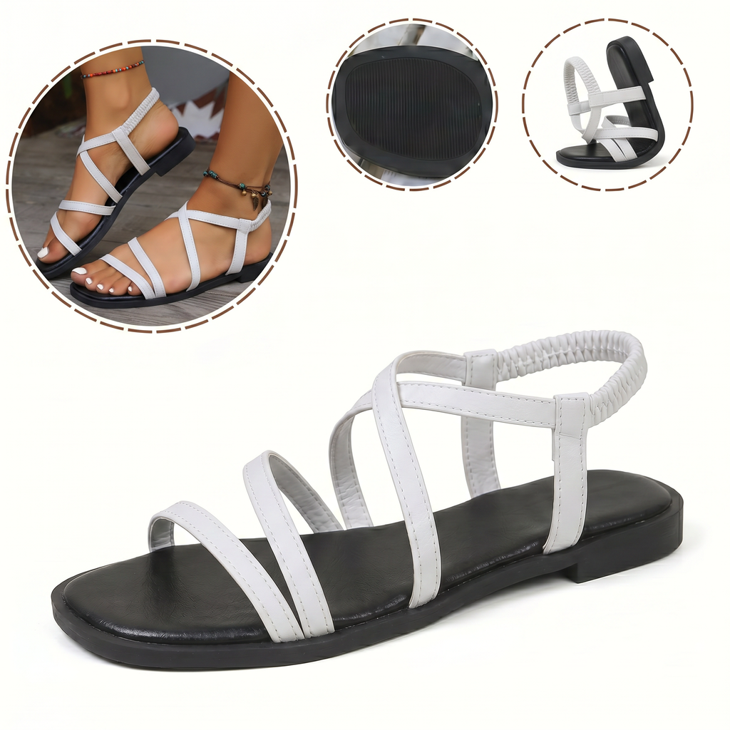 Sandalias ortopédicas ergonómicas — Con soporte para el arco que ayuda a aliviar el dolor de pies, estabilizar el talón y reducir la inestabilidad al caminar
