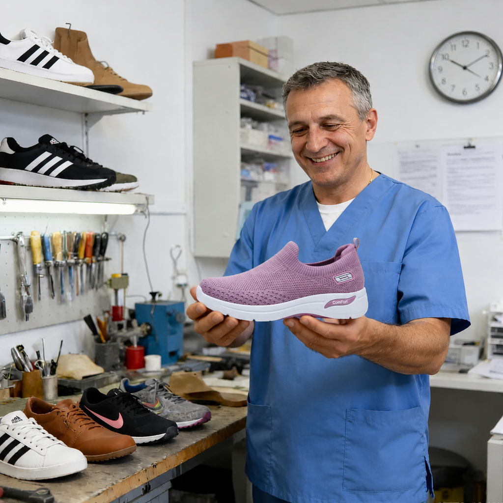 ⏰ ¡Último día – 50% de descuento! ¡No te lo pierdas! Zapatos ortopédicos con diseño ergonómico y función de amortiguación de impactos ✅ Zapatos ortopédicos saludables diseñados especialmente para mujeres europeas