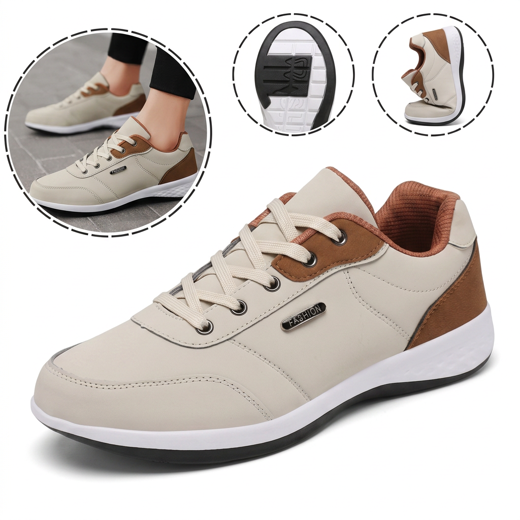 Keenpe® 【🔥Novedad | Mitad de precio por tiempo limitado⏰】 Zapatos de piel de becerro de alta calidad | Cuero genuino | Impermeables y antideslizantes | Alivian la fatiga del pie | Comodidad inmediata 👟