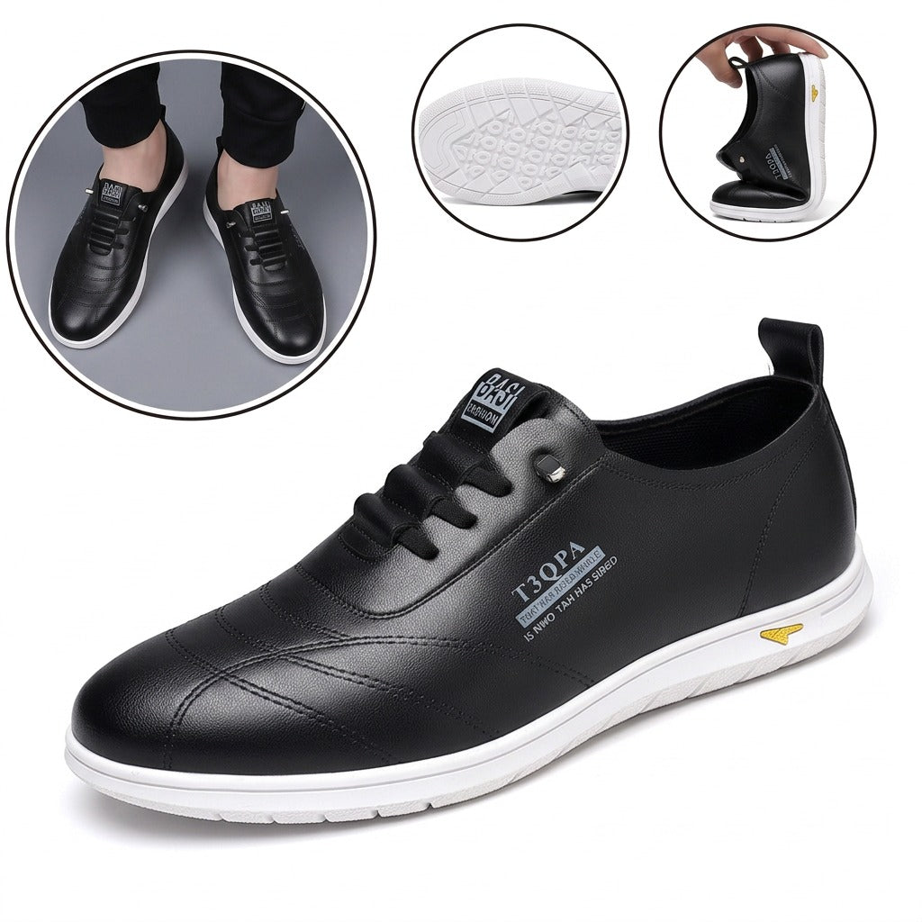 Zapatos ergonómicos ortopédicos de piel: piel de vacuno italiana de primera calidad, soporte para el arco, estabilidad en el talón y alivio del dolor en los pies