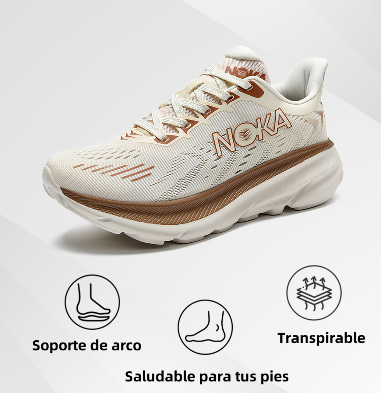 (🔥¡Último día! ¡50% de descuento! ¡No te lo pierdas!)⏰Zapatillas Ergonómicas con Soporte de Arco: Alivio Inmediato para Pies Cansados y Dolor de Espalda