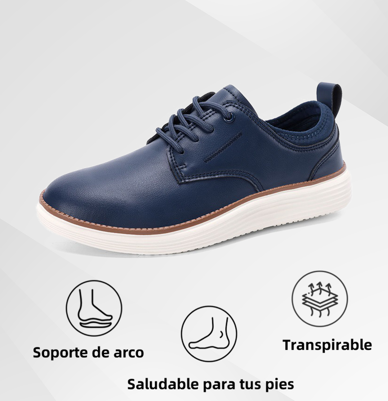 (🔥¡50% DTO. por tiempo limitado!) - Zapatos ortopédicos ASSNAS® de piel auténtica, cómodos y elegantes 👞 (impermeables, antideslizantes, soporte de arco, pisada suave)