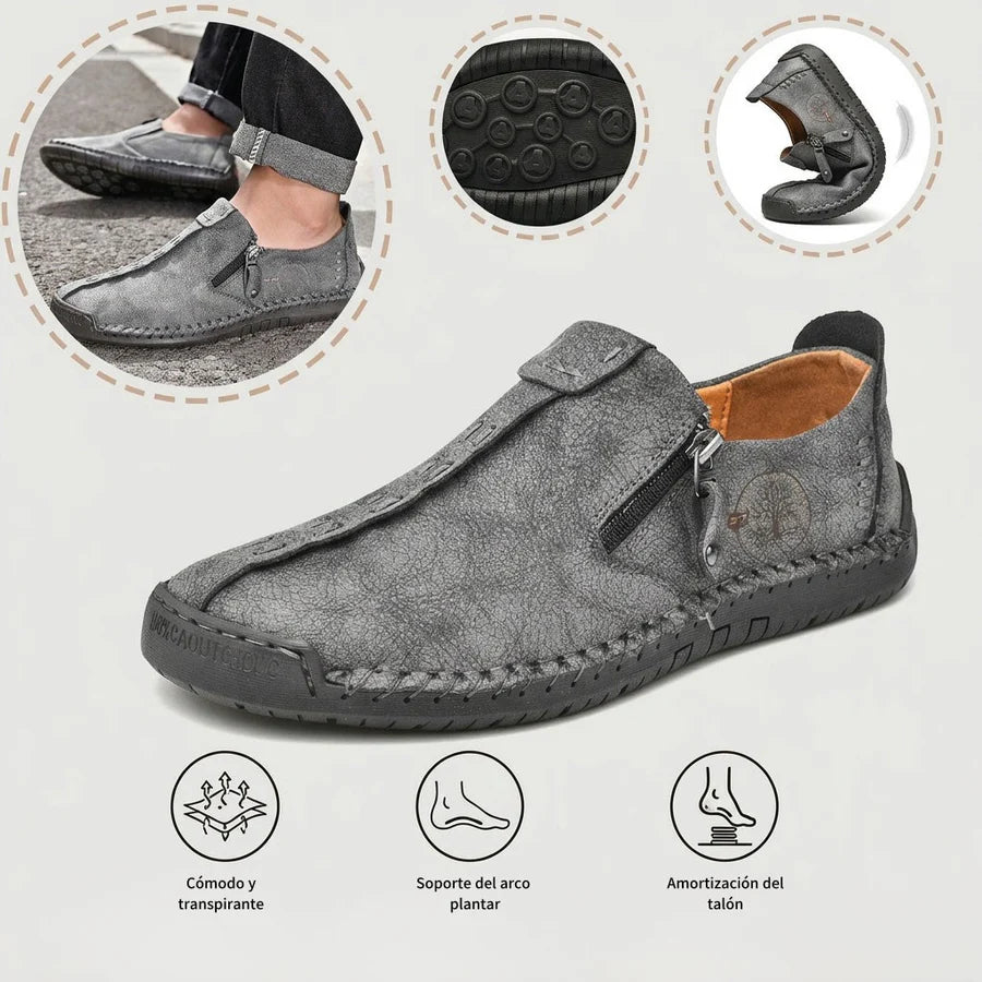 🎉 ¡Último día! ¡50% de descuento! ✅ Zapatos ortopédicos diseñados para personas con problemas en los pies, hechos de piel de becerro australiana. 👞 Proporcionan soporte para el arco del pie y alivian el dolor de espalda, articulaciones y pies.