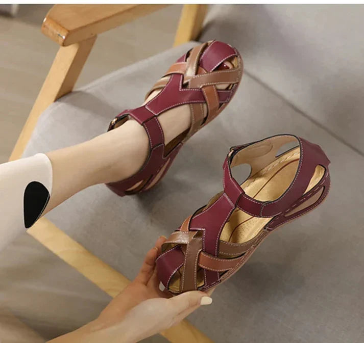 Sandalias ortopédicas ergonómicas — Con soporte para el arco que ayuda a aliviar el dolor de pies, estabilizar el talón y reducir la inestabilidad al caminar
