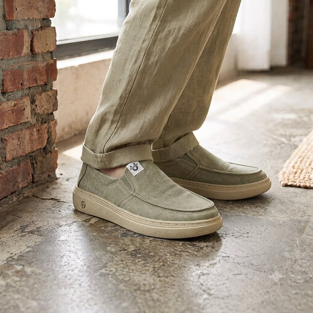 🎉 ¡50% de descuento hoy! Zapatos cómodos para hombre 👞 Ultraligeros y transpirables ✅ Soporte para el arco · Comodidad durante todo el día