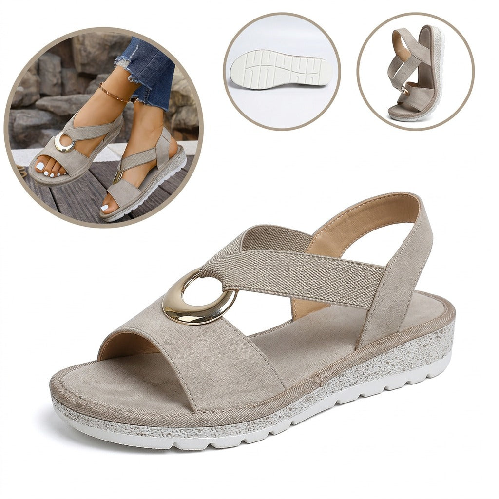 Sandalias ortopédicas ergonómicas — Con soporte para el arco que ayuda a aliviar el dolor de pies, estabilizar el talón y reducir la inestabilidad al caminar
