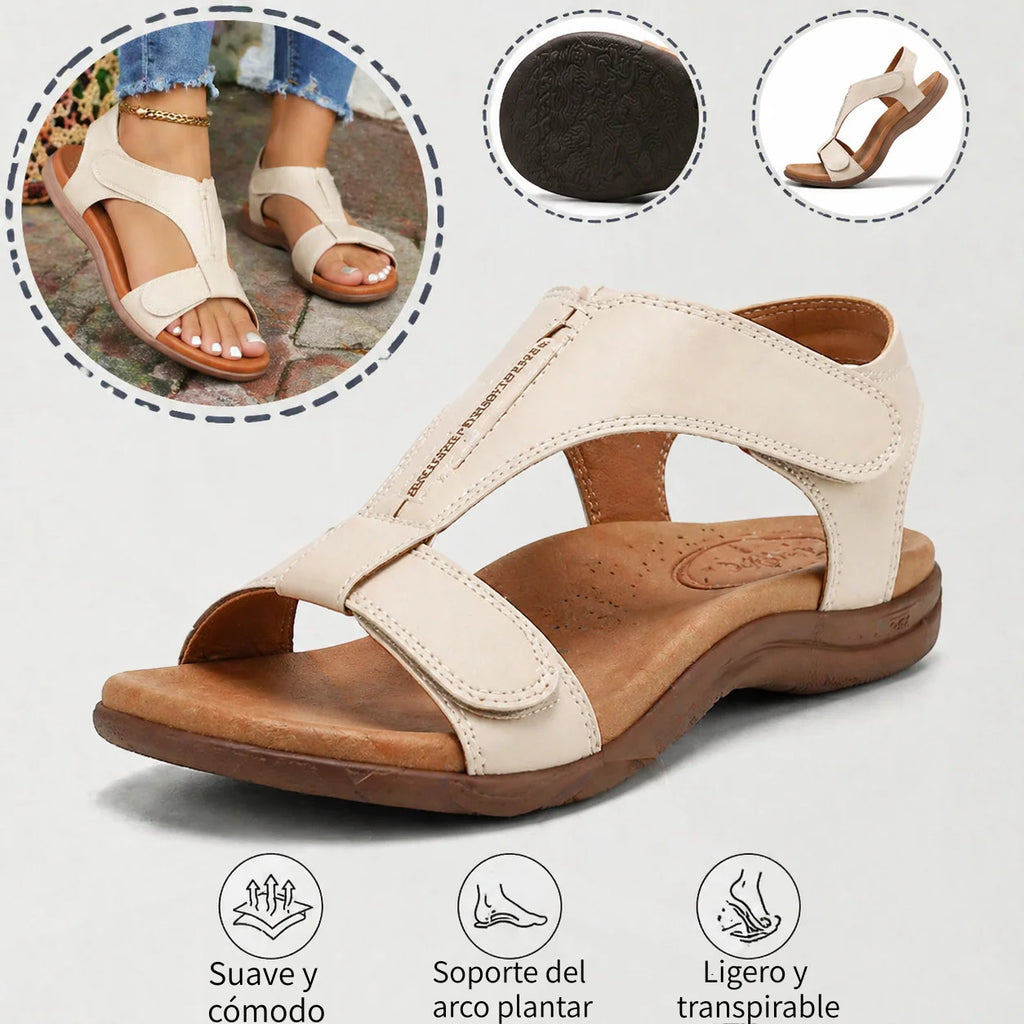 🔥 Sandalias ortopédicas de verano para mujer | Diseño ergonómico, soporte para el arco, comodidad durante todo el día | Antideslizante y transpirable ✅