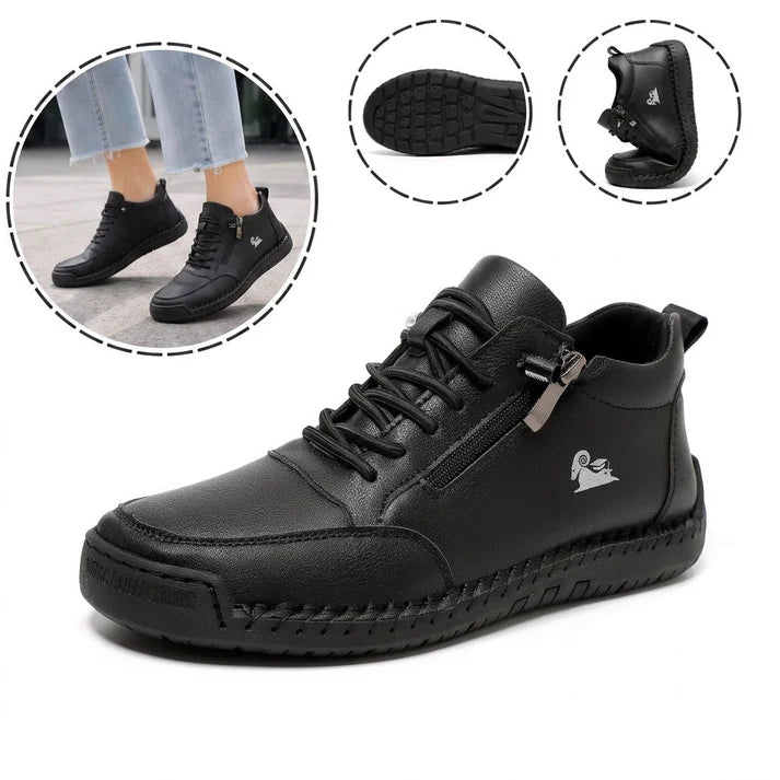 【🎁50% de descuento hoy - ¡No te lo pierdas!】Zapatos ortopédicos de diseño ergonómico - Piel de alta calidad + Cosidos a mano 👞