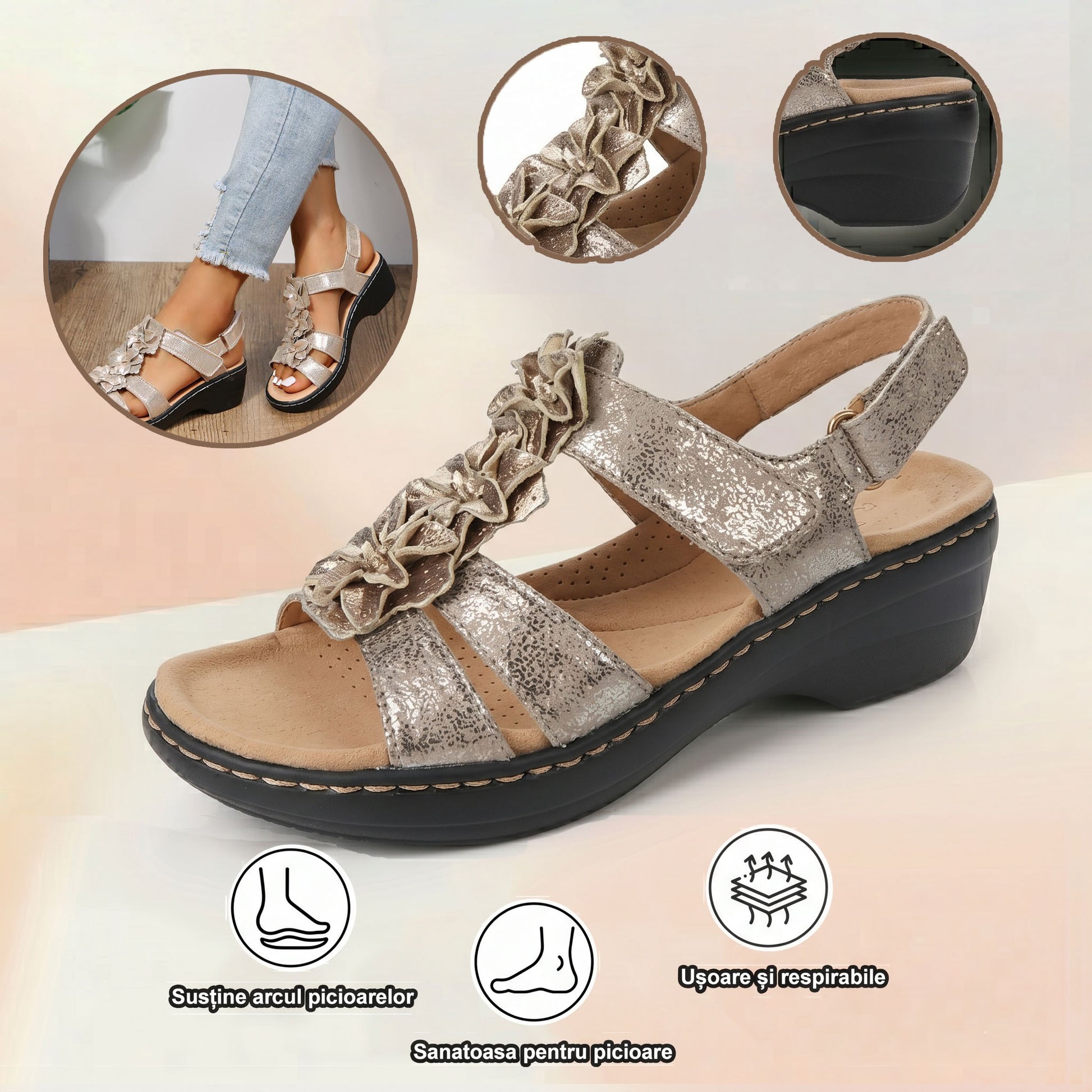 ✅Sandalias de alta calidad🦶 Hechas a medida para mujer - impermeables, antideslizantes🔴 Casuales y versátiles