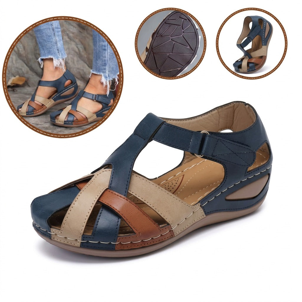 Sandalias ortopédicas ergonómicas — Con soporte para el arco que ayuda a aliviar el dolor de pies, estabilizar el talón y reducir la inestabilidad al caminar