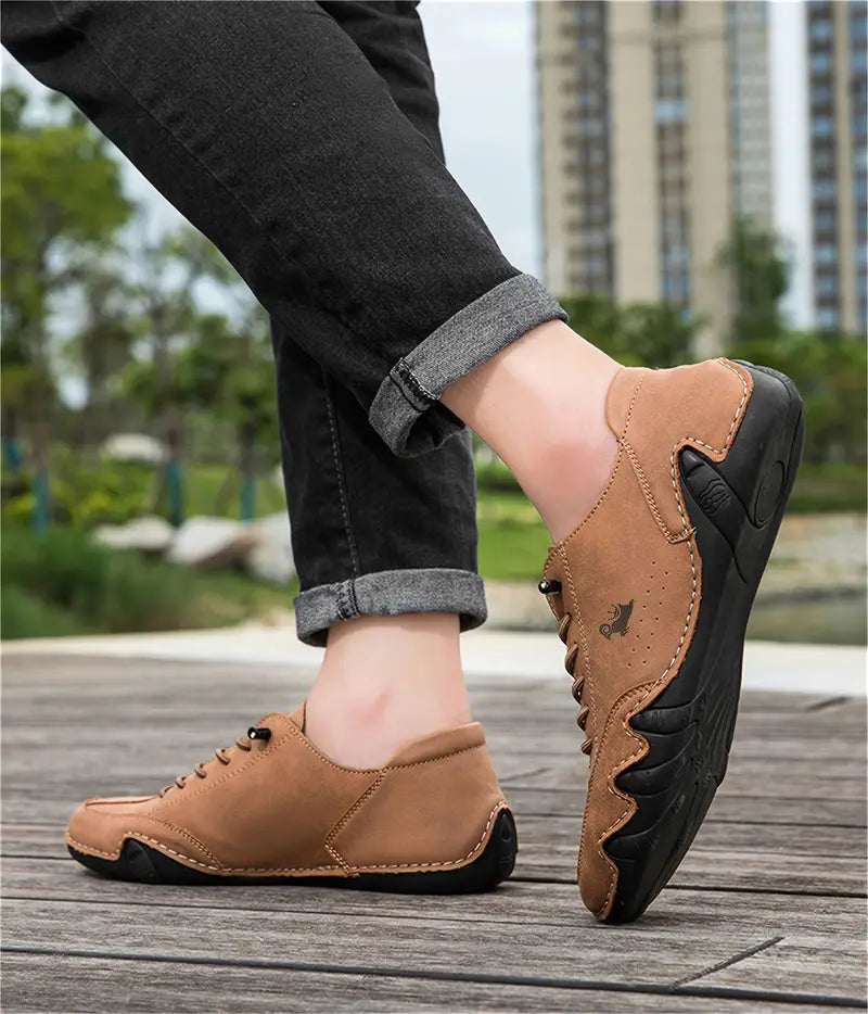 [60% de descuento por tiempo limitado, no te lo pierdas] Zapatos de cuero italianos elegantes y cómodos hechos a mano (soporte de arco, caminata más fácil)