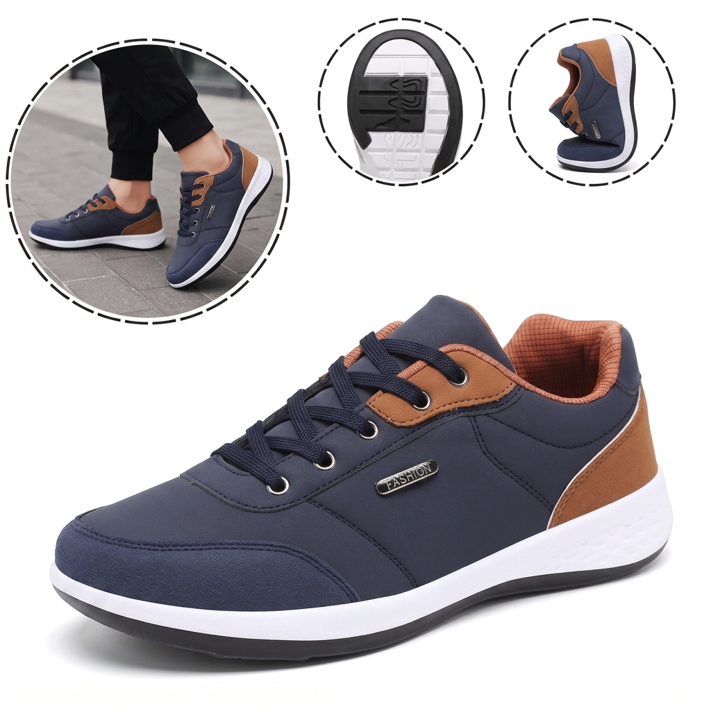 Keenpe® 【🔥Novedad | Mitad de precio por tiempo limitado⏰】 Zapatos de piel de becerro de alta calidad | Cuero genuino | Impermeables y antideslizantes | Alivian la fatiga del pie | Comodidad inmediata 👟