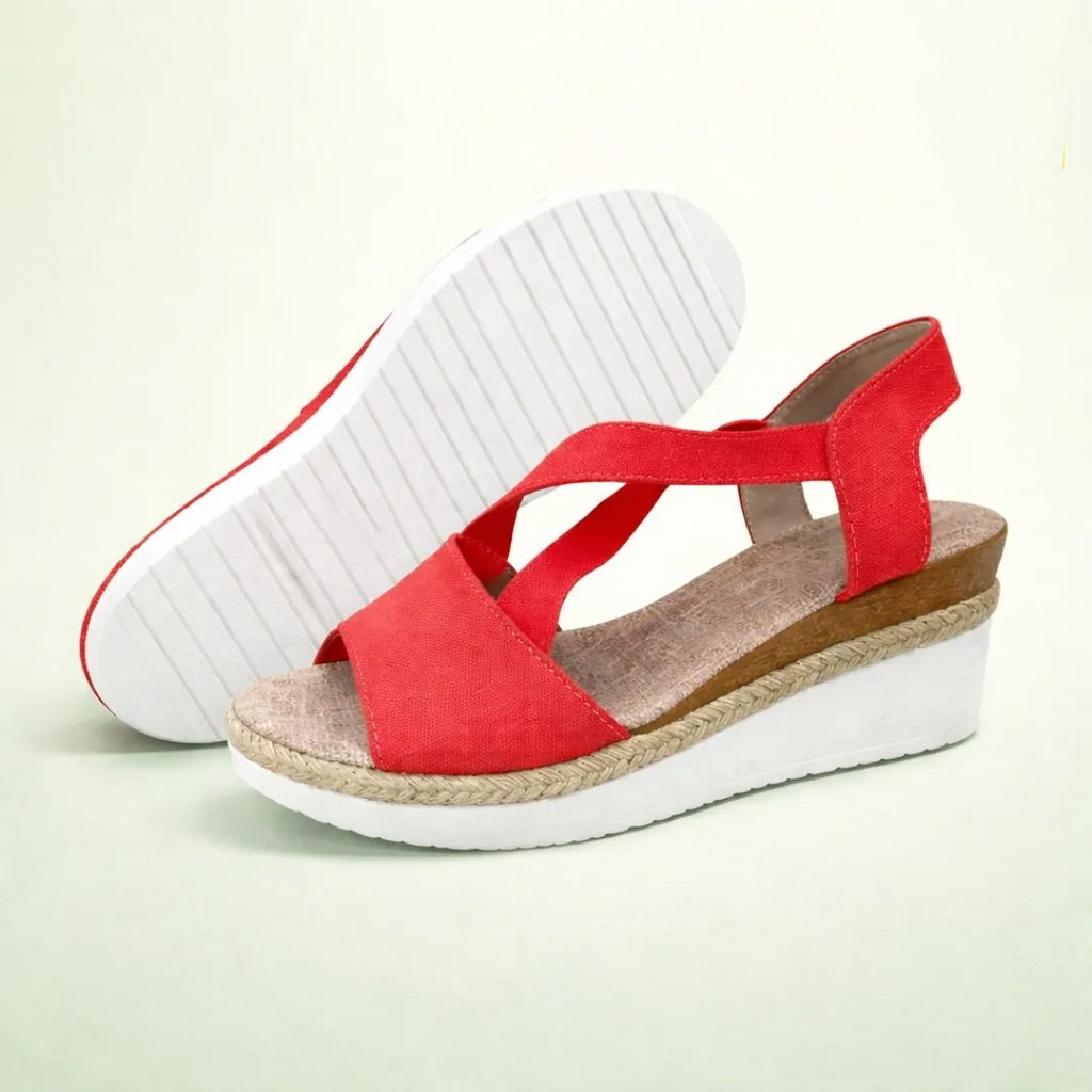Sandalias ortopédicas- sandalias ergonómicas para aliviar el dolor para mujer.