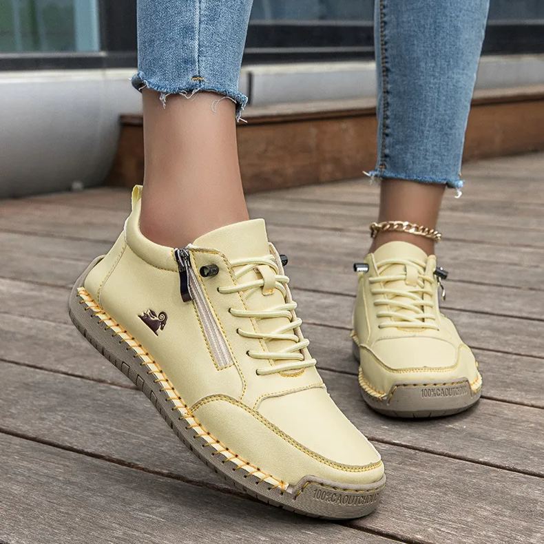 🔥 -50% DTO. | Zapatos Ergonómicos de Piel Premium 👞 Antideslizantes e Impermeables (Soporte Plantar, Unisex)