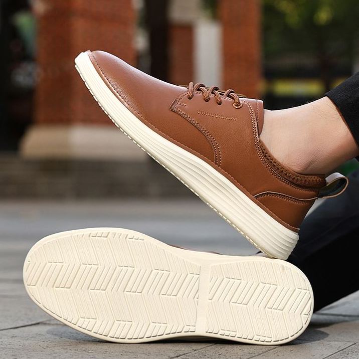 (🔥¡50% DTO. por tiempo limitado!) - Zapatos ortopédicos ASSNAS® de piel auténtica, cómodos y elegantes 👞 (impermeables, antideslizantes, soporte de arco, pisada suave)