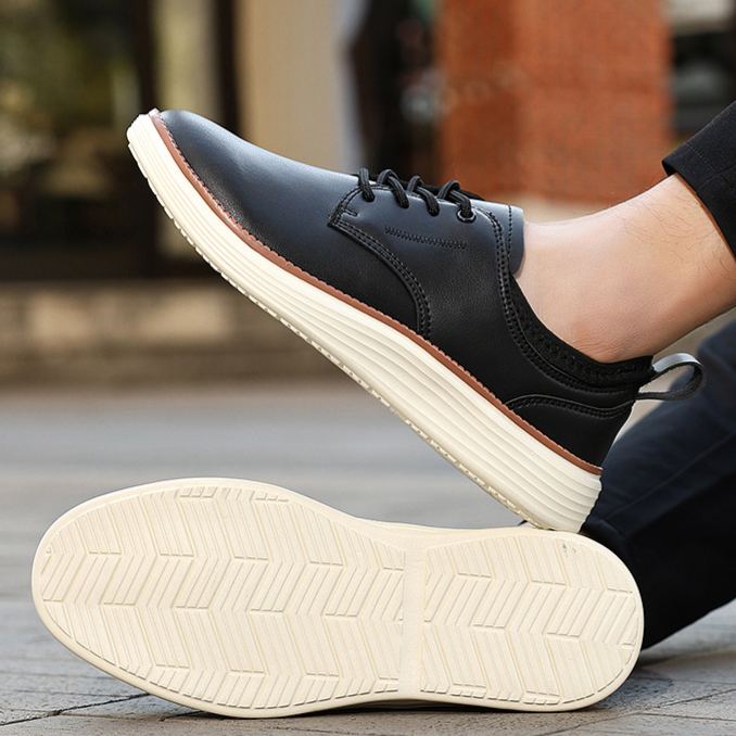 (🔥¡50% DTO. por tiempo limitado!) - Zapatos ortopédicos ASSNAS® de piel auténtica, cómodos y elegantes 👞 (impermeables, antideslizantes, soporte de arco, pisada suave)