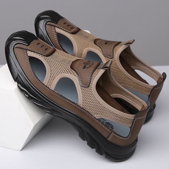 🔥 Oferta por tiempo limitado 🦶 Sandalias para hombre ✅, cómodas y transpirables, antideslizantes + soporte para el arco del pie. La elección perfecta para tus paseos de verano 👣