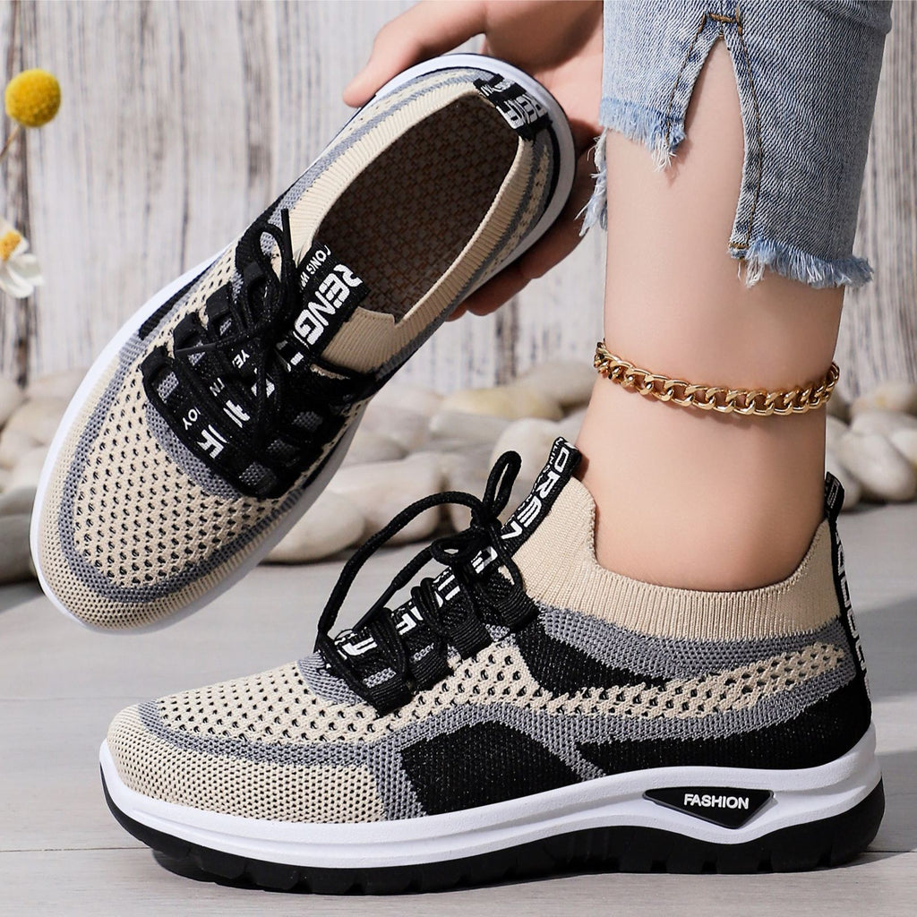 🔥Oferta especial por tiempo limitado🔥 Zapatos ortopédicos de malla para mujer: soporte para el arco, antideslizantes y con absorción de impactos 👟 Cada paso es fácil y cómodo, dile adiós al dolor ✅