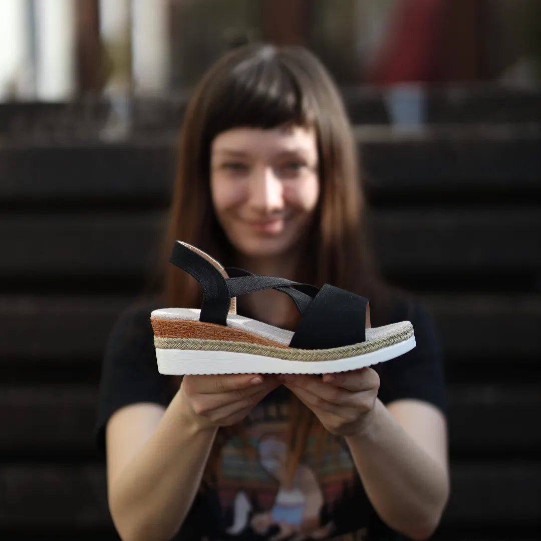 Sandalias ortopédicas- sandalias ergonómicas para aliviar el dolor para mujer.