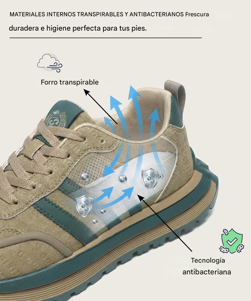 ¡50% de descuento! 🔥 ¡Solo hoy! | Zapatillas cómodas, antideslizantes y transpirables que aliviarán el dolor de pies.
