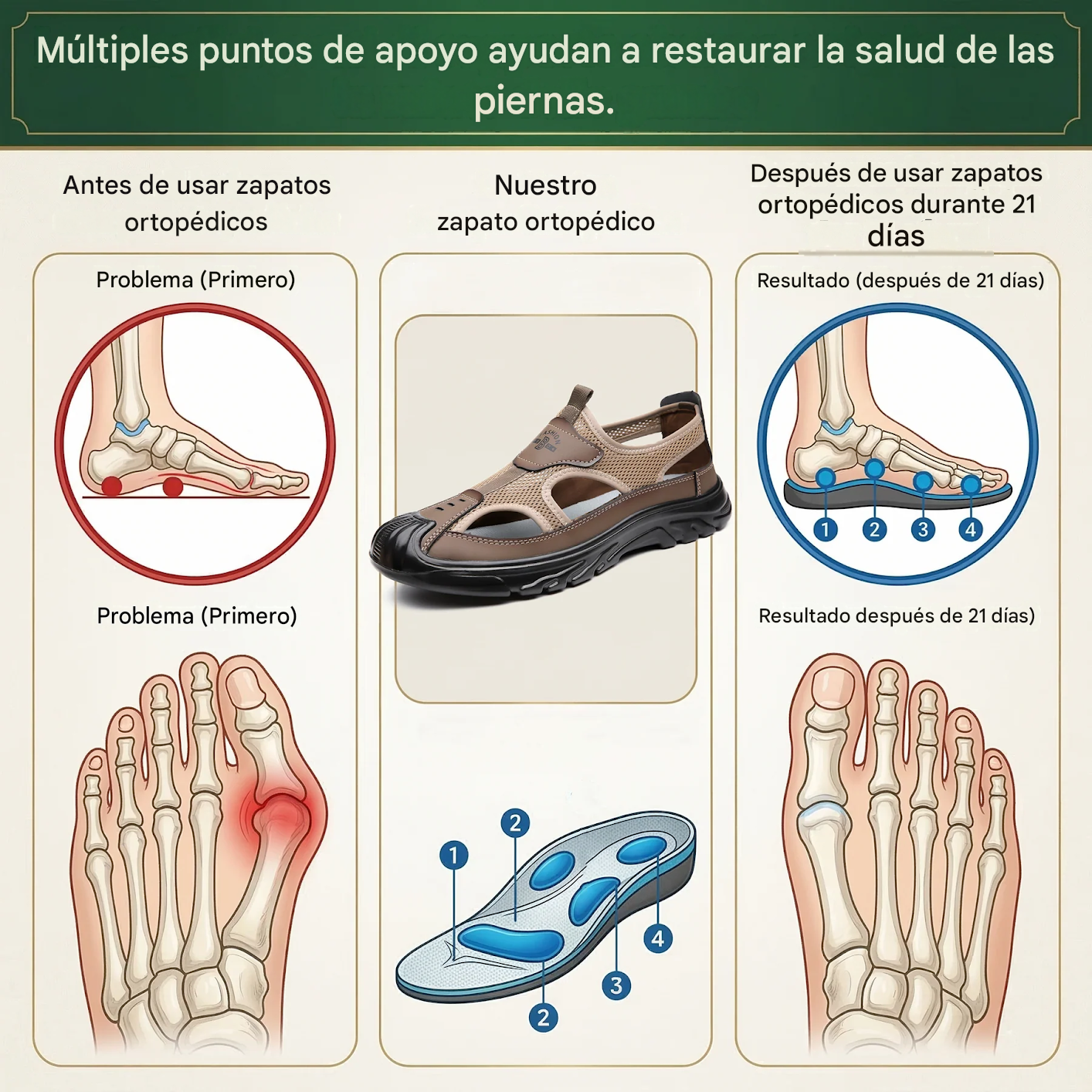 🔥 Oferta por tiempo limitado 🦶 Sandalias para hombre ✅, cómodas y transpirables, antideslizantes + soporte para el arco del pie. La elección perfecta para tus paseos de verano 👣